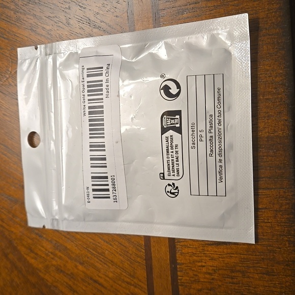 Teardrop Opal Dangle Earrings - Copper 14K Plated, Hypoallergenic, Durable Cute - Picture 4 of 4